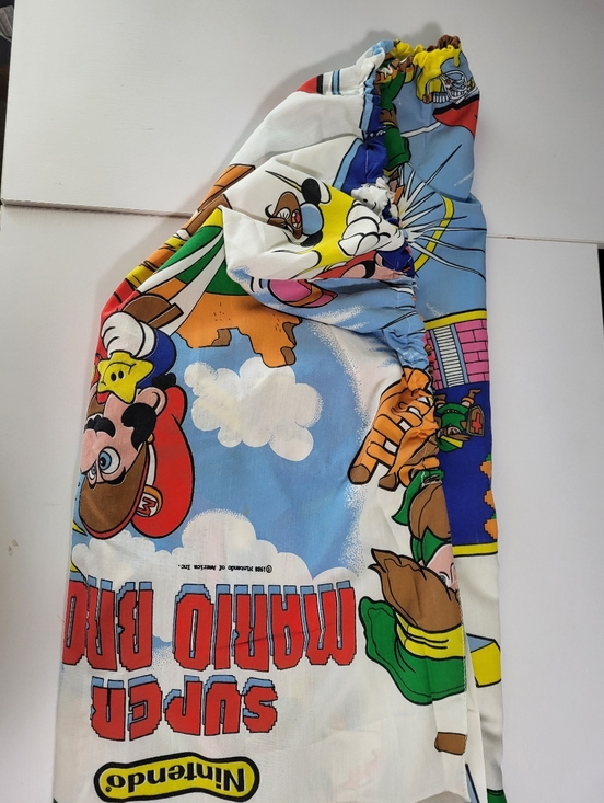 Vintage 1988 Nintendo Super Mario Bros the Legend of Zelda  RARE 1988 Nintendo Super Mario Bros. (Twin Sheet Set)